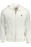U.S. POLO Sweatshirt Herren mit Reißverschluss – Kapuzenpullover Weiß für Herbst/Winter Weiß