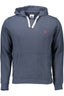 US POLO HERREN SWEATSHIRT BLAU MIT REISSVERSCHLUSS
