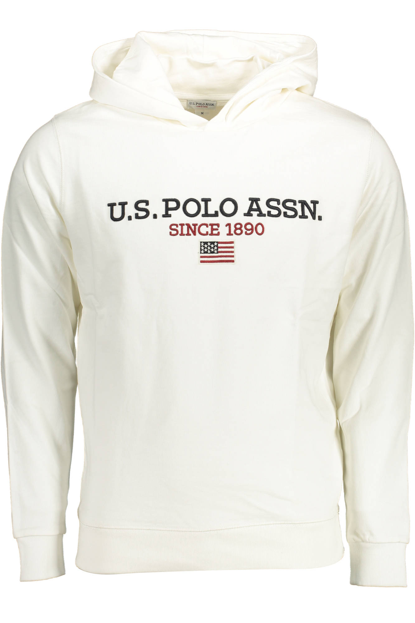 U.S. POLO Sweatshirt Herren – Kapuzen-Sweatshirt in Grün ohne Reißverschluss | soulluna.de Weiß