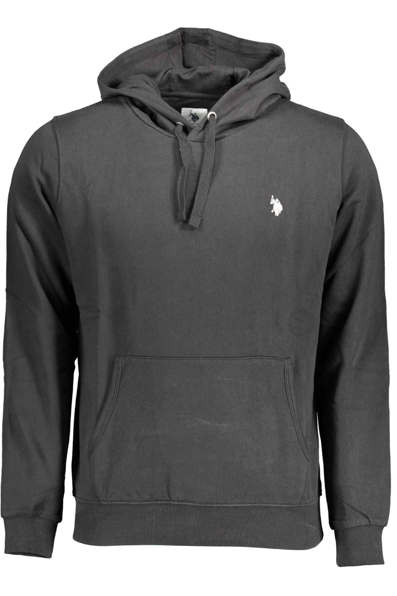 U.S. POLO Sweatshirt Herren Blau – Kapuzenpullover aus 100% Baumwolle für Herbst/Winter Schwarz