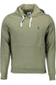 U.S. POLO Sweatshirt Herren Grün – Kapuzenpullover aus Baumwolle für Herbst/Winter Grün