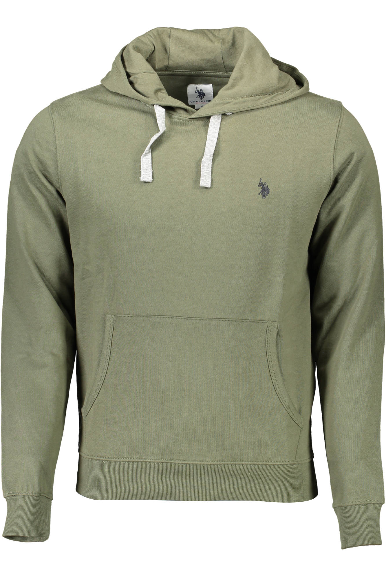 U.S. POLO Sweatshirt Herren Grün – Kapuzenpullover aus Baumwolle für Herbst/Winter Grün