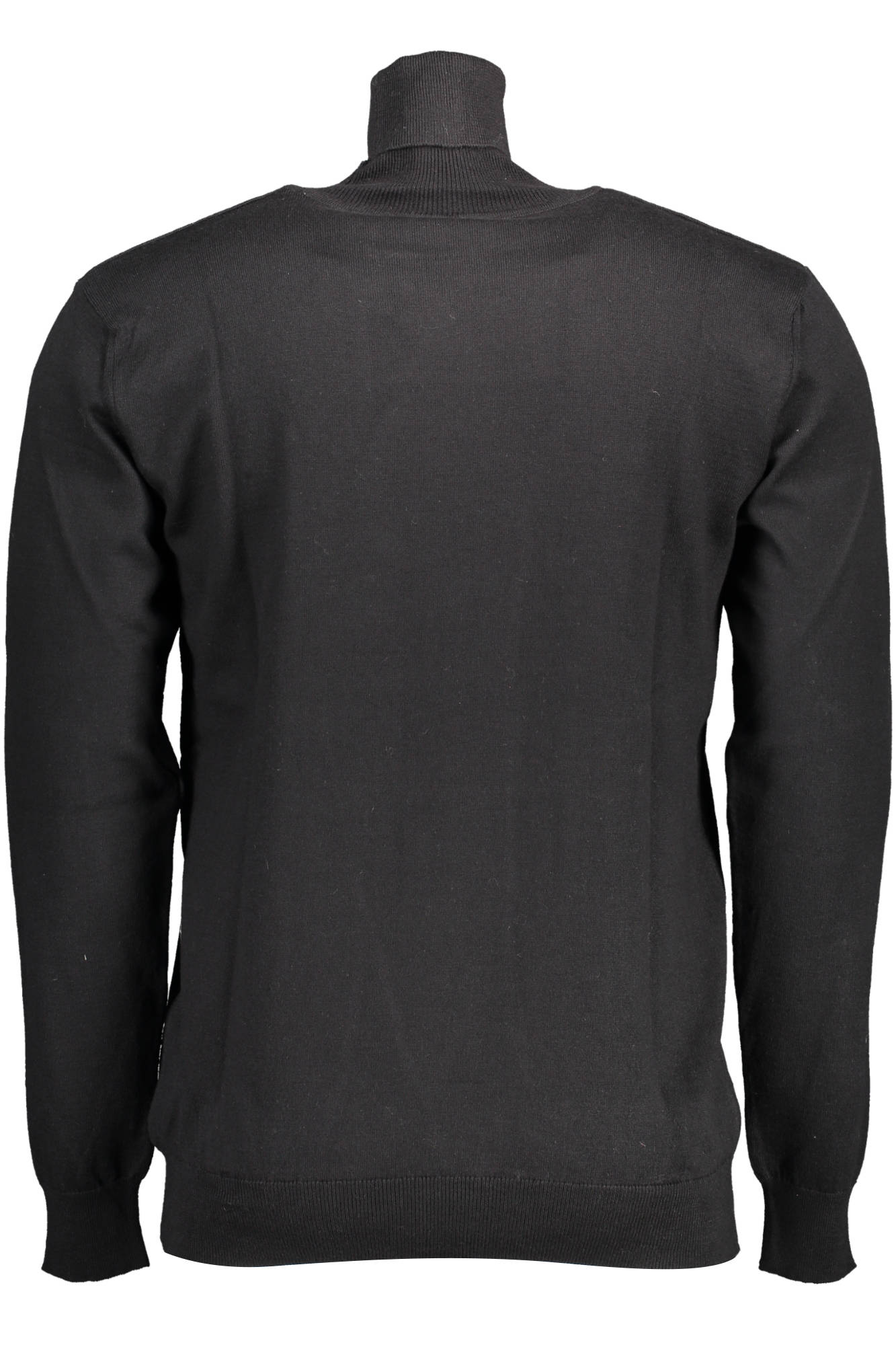U.S. POLO Rollkragen-Poloshirt Herren – Weißes Winter-Shirt aus Baumwolle & Kaschmir Schwarz