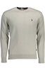 U.S. POLO Shirt Herren Grau – Langarm mit Logo-Stickerei für Herbst/Winter Grau