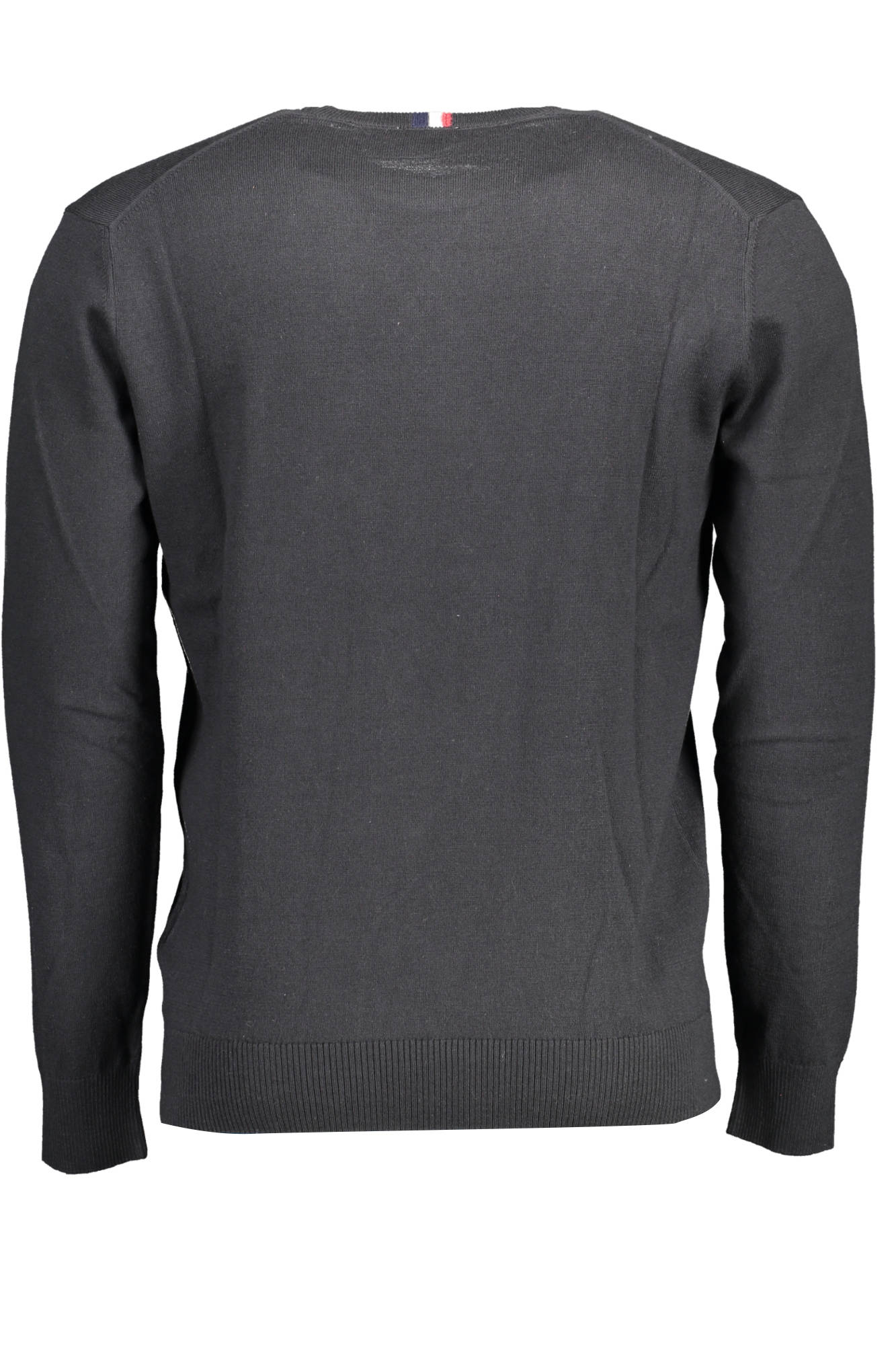 U.S. POLO Shirt Herren Grau – Langarm mit Logo-Stickerei für Herbst/Winter Schwarz
