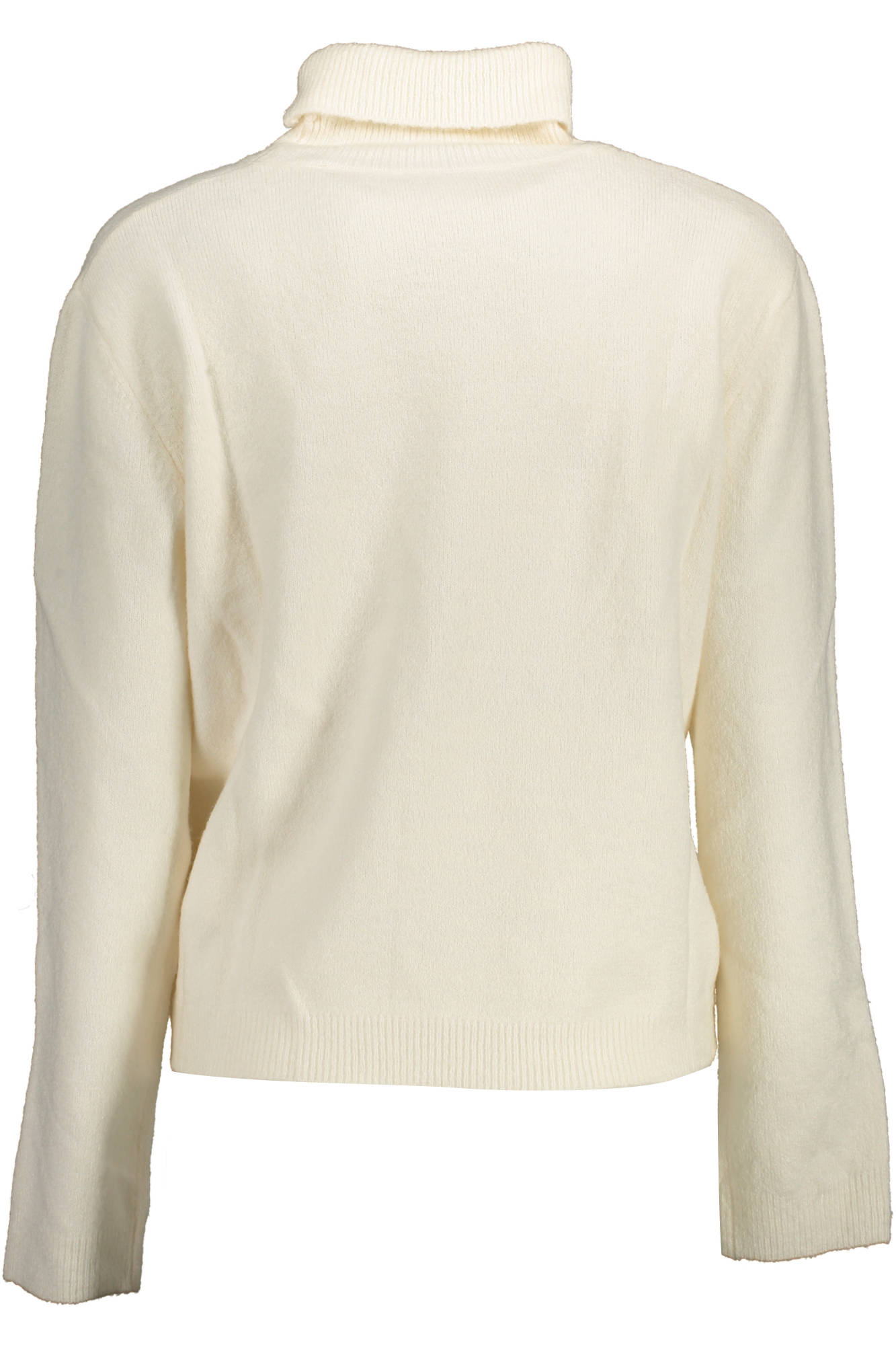 U.S. POLO Blauer Polosweater Damen – Rollkragen mit Logo-Stickerei für Herbst/Winter Weiß
