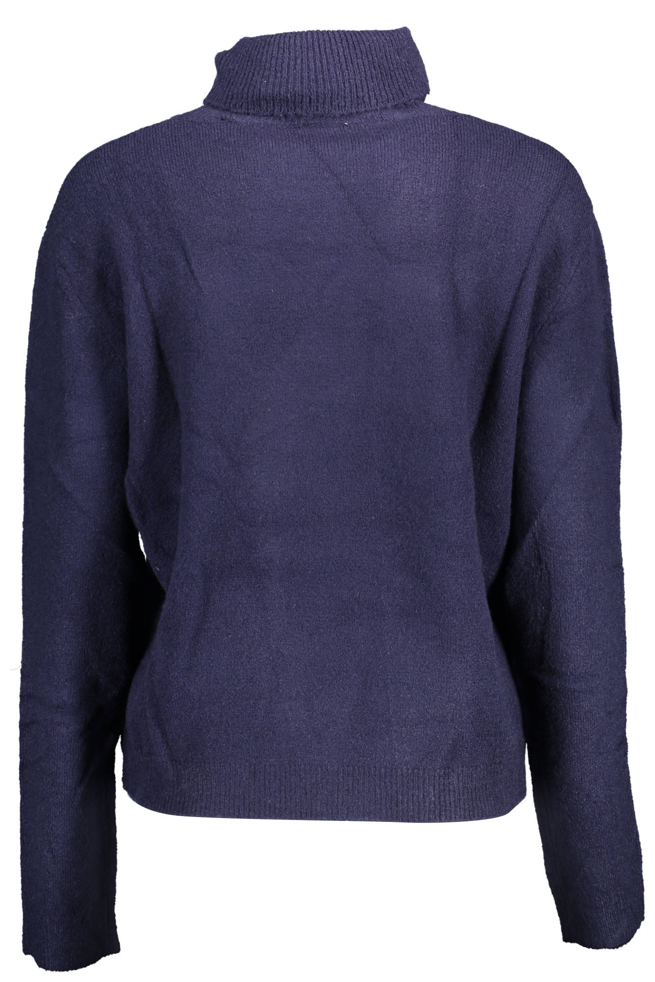 U.S. POLO Blauer Polosweater Damen – Rollkragen mit Logo-Stickerei für Herbst/Winter Blau