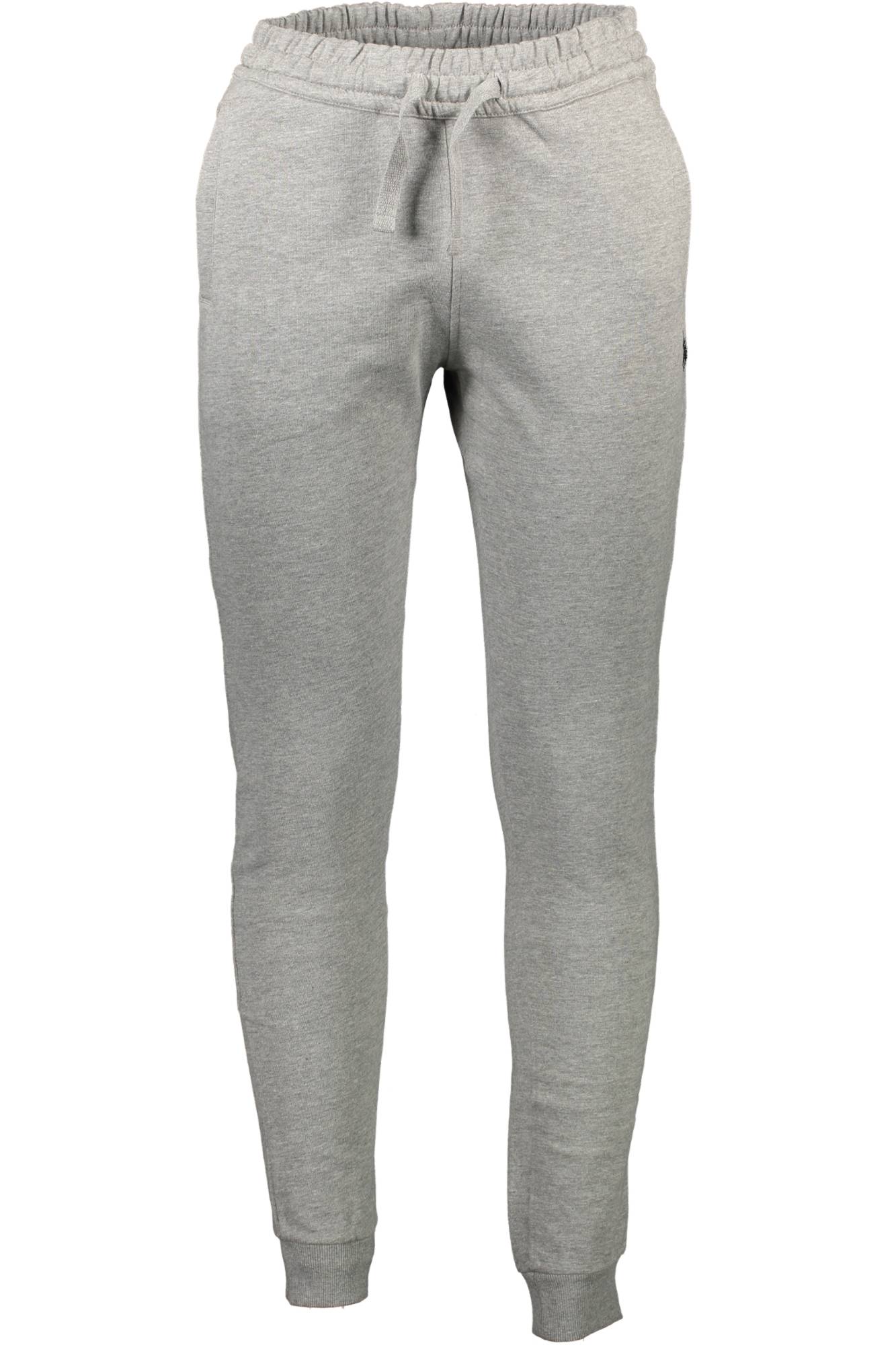 U.S. POLO Jogginghose Herren – Blaue Sporthose mit Logo-Stickerei Grau