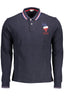 US POLO BLAUES LANGARM-POLOSHIRT FÜR HERREN