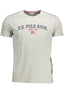 U.S. POLO T-Shirt Herren Grau – Kurzarm mit Logo-Druck | soulluna.de Grau