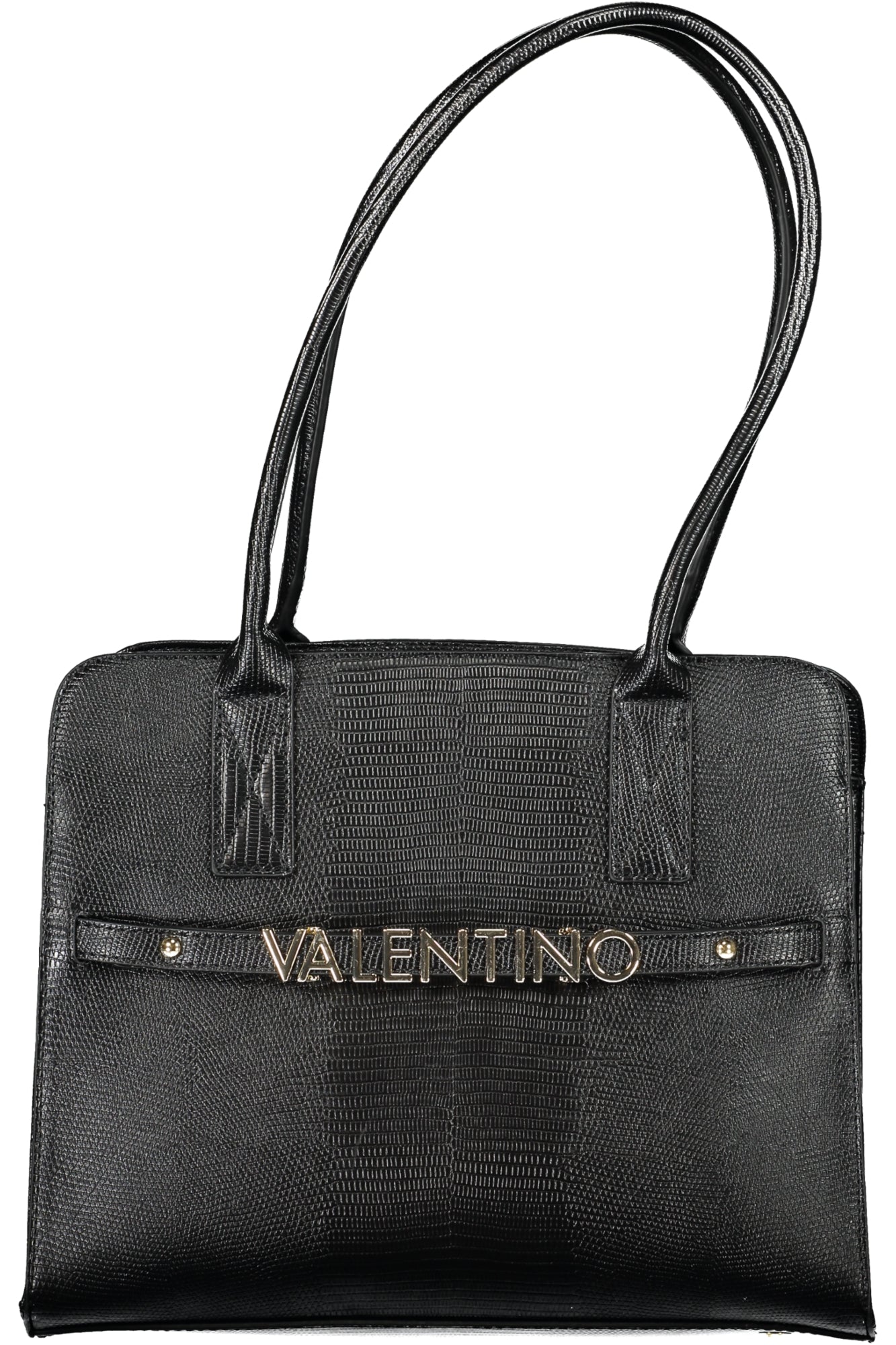 VALENTINO BAGS Weisse Damentasche – Elegante Schultertasche mit praktischen Fächern Schwarz