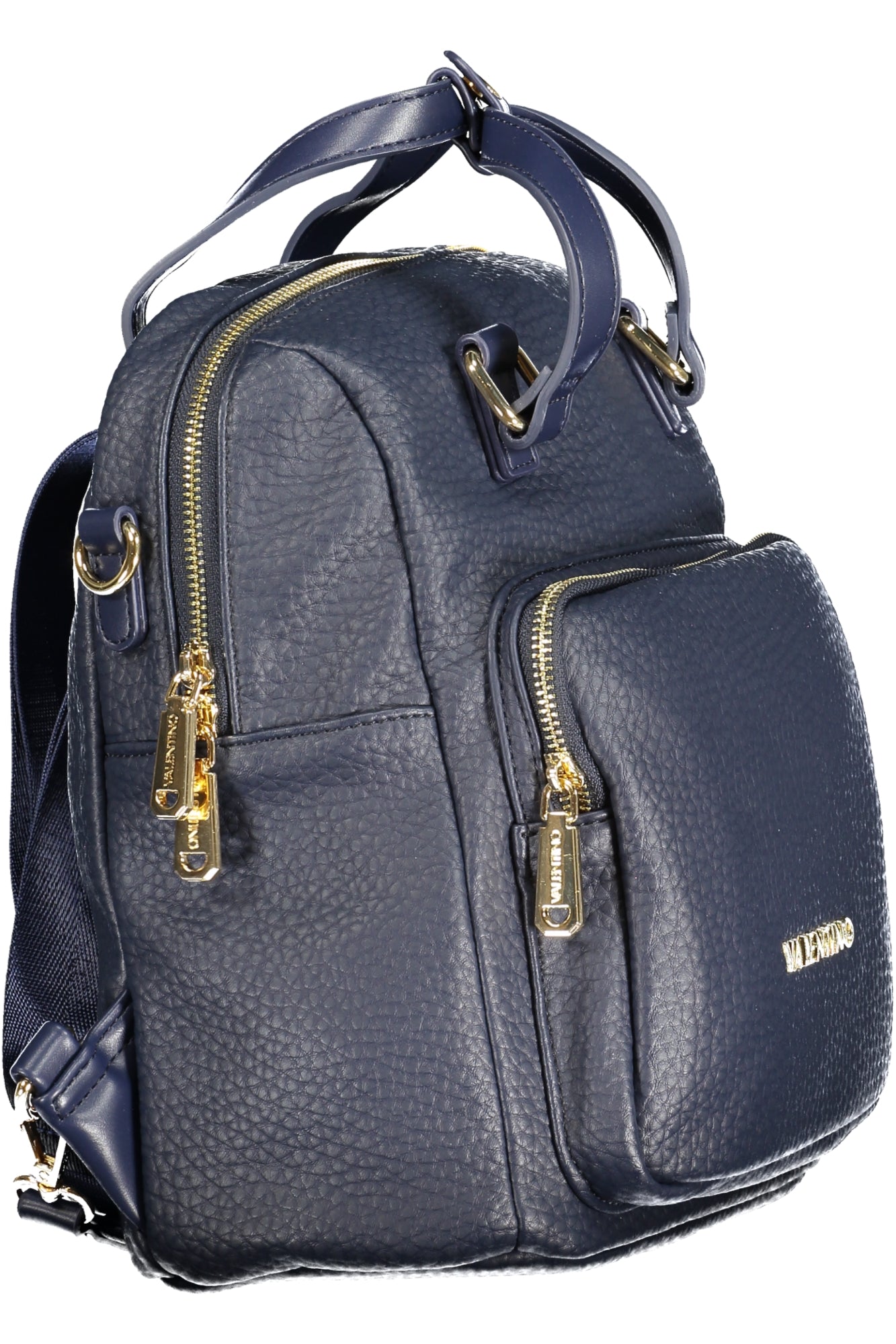 VALENTINO BAGS Damen Rucksack Blau – Umwandelbare Tasche mit Logo-Details Blau