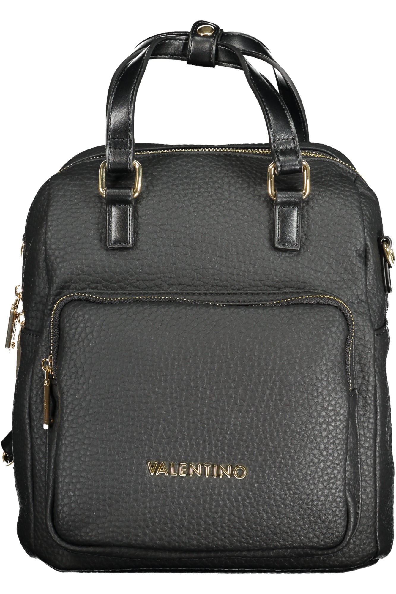 VALENTINO BAGS Damen Rucksack Blau – Umwandelbare Tasche mit Logo-Details Schwarz