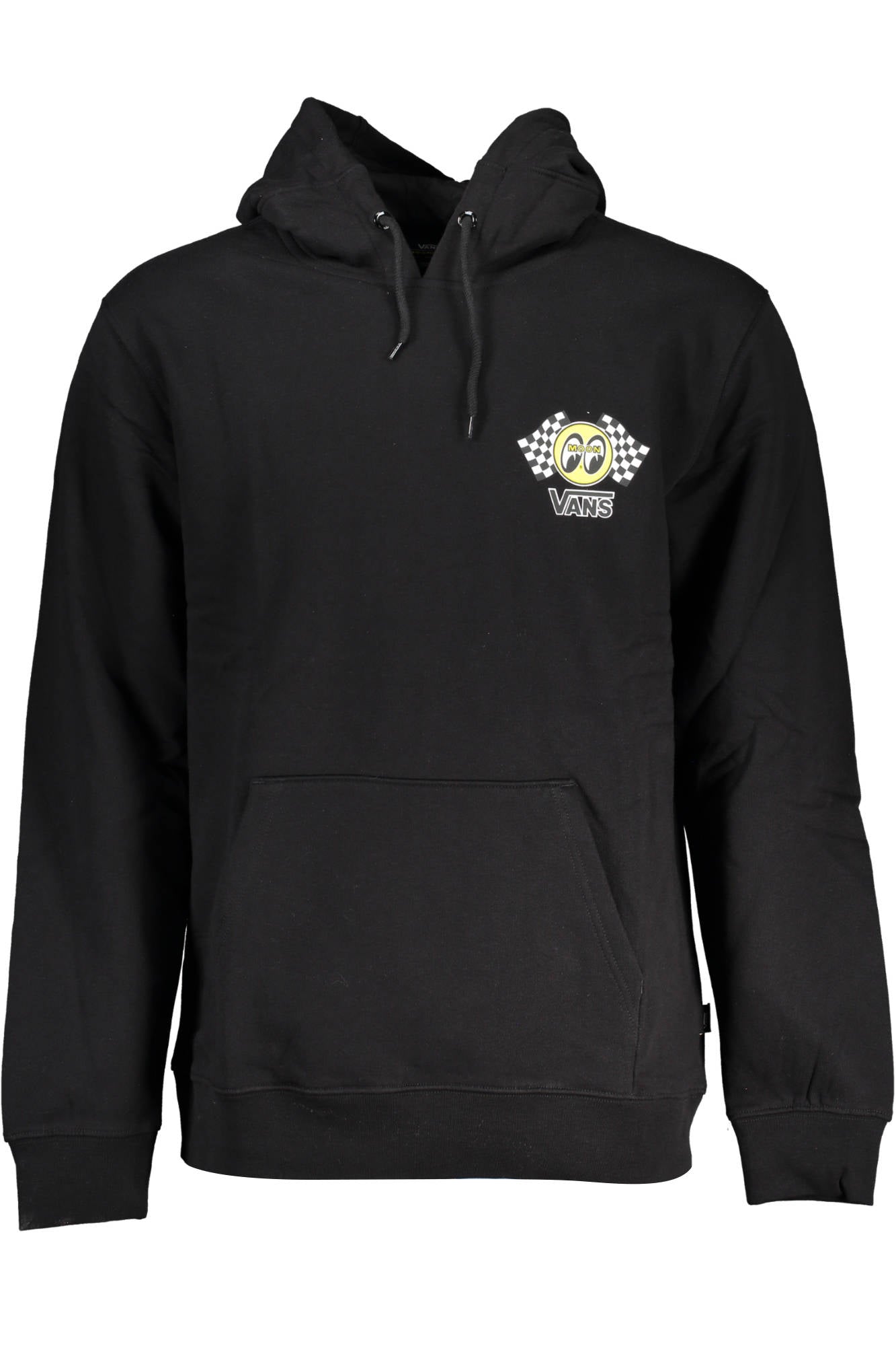 Vans Sweatshirt Herren Schwarz – Kapuzenpullover aus Baumwolle für Herbst/Winter Schwarz