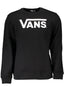 Vans Schwarzes Herren-Sweatshirt Mit Reissverschluss Schwarz