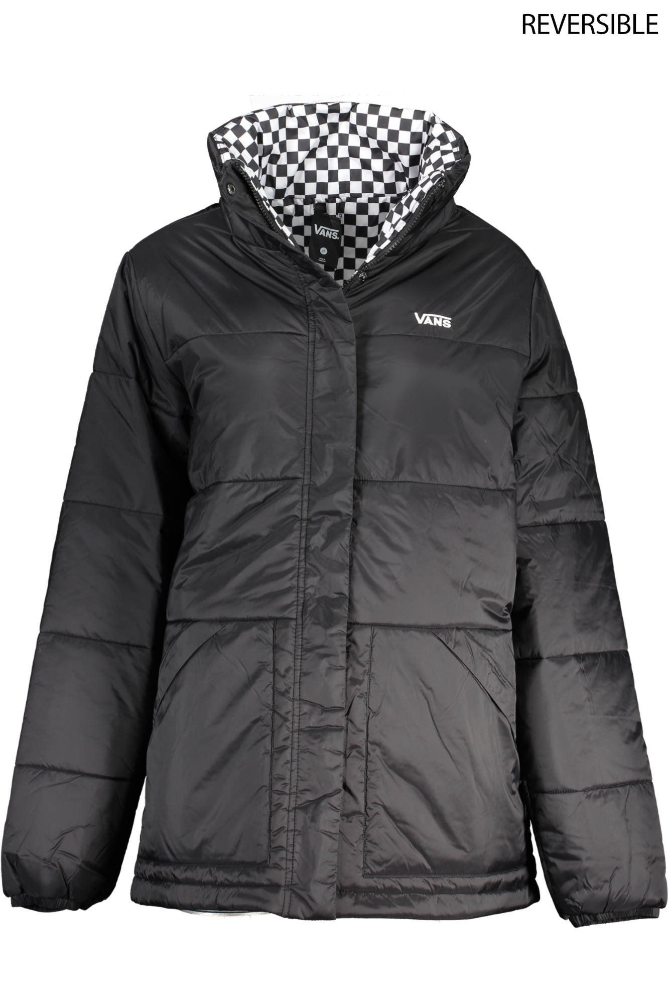 Vans Schwarze Damenjacke – Wendbare HW-Jacke wasserdicht | soulluna.de Schwarz