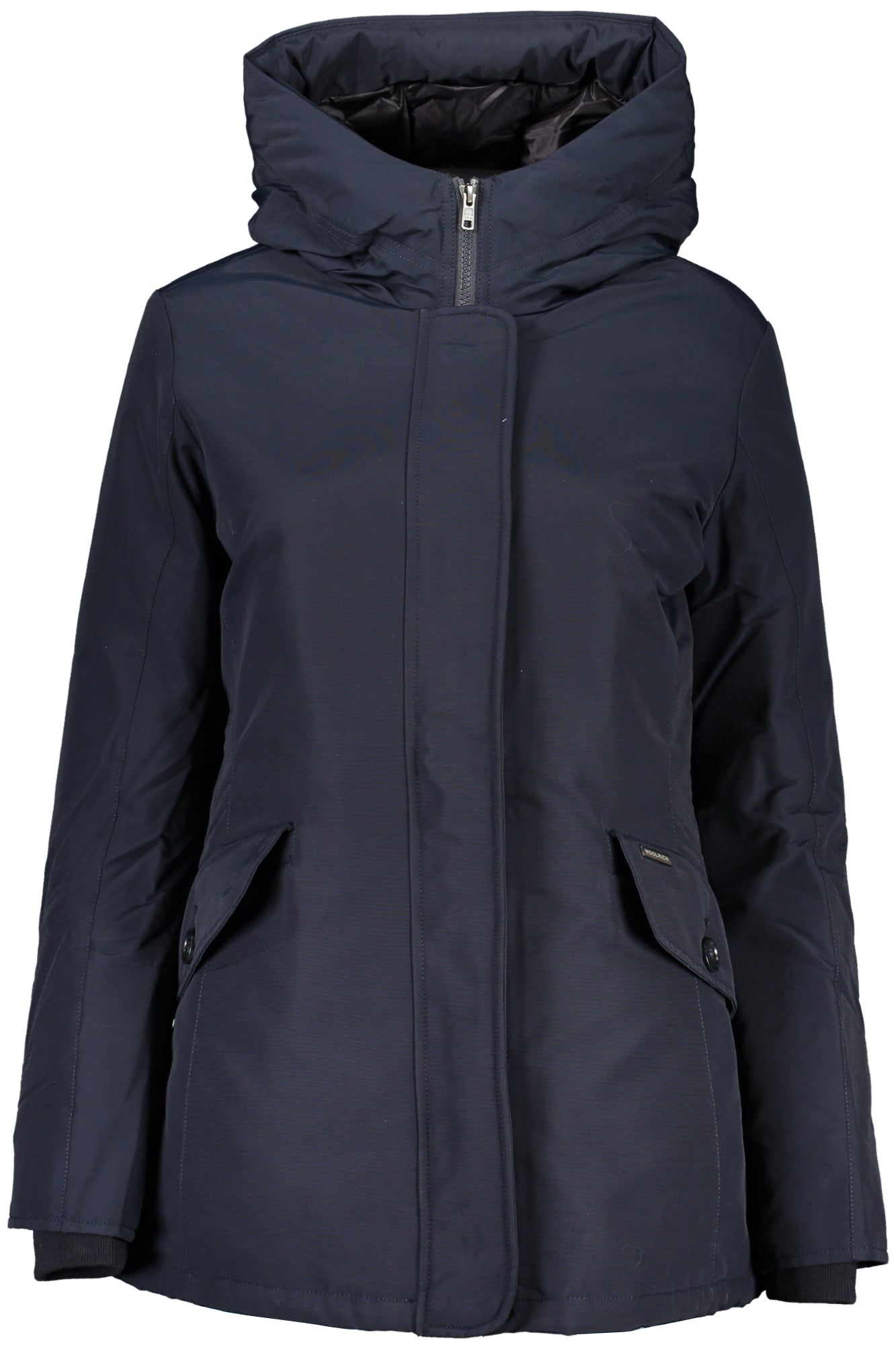 WOOLRICH Damenjacke grün – Warme Outdoor-Jacke für Herbst/Winter mit Kapuze Blau