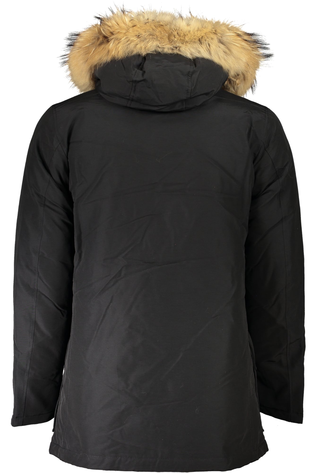 WOOLRICH Herrenjacke Grau – Langlebiger Parka mit abnehmbarem Fell für Herbst/Winter Schwarz