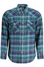 Wrangler Flanellhemd Herren – Westernhemd aus 100% Baumwolle für Herbst/Winter Grün