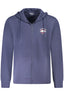 Wrangler Sweatshirt Herren mit Reißverschluss – Hoodie aus Baumwolle für Freizeit Blau
