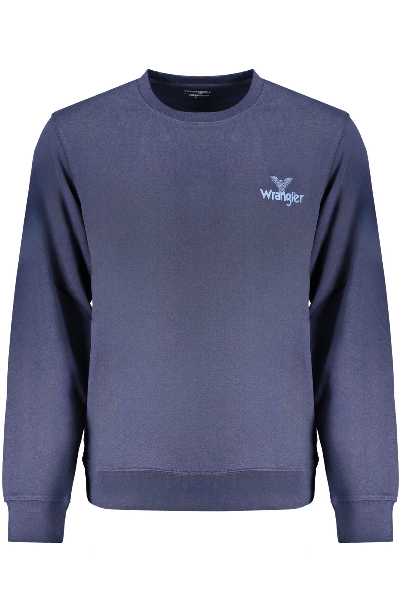 Wrangler Sweatshirt Herren mit Zip-Out – Gebürstete Baumwolle für Herbst/Winter Blau
