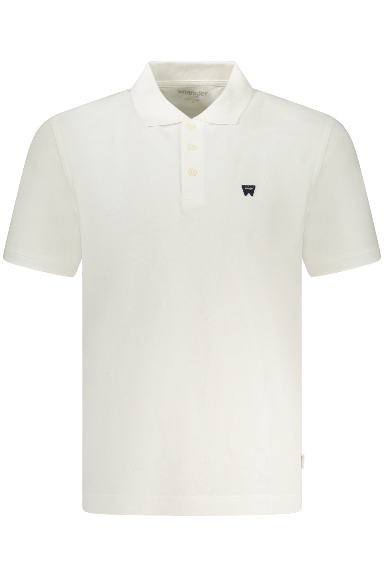 Wrangler Polo Kurzarm Herren Weiss – Klassisches Poloshirt aus Baumwolle für den Sommer Weiß