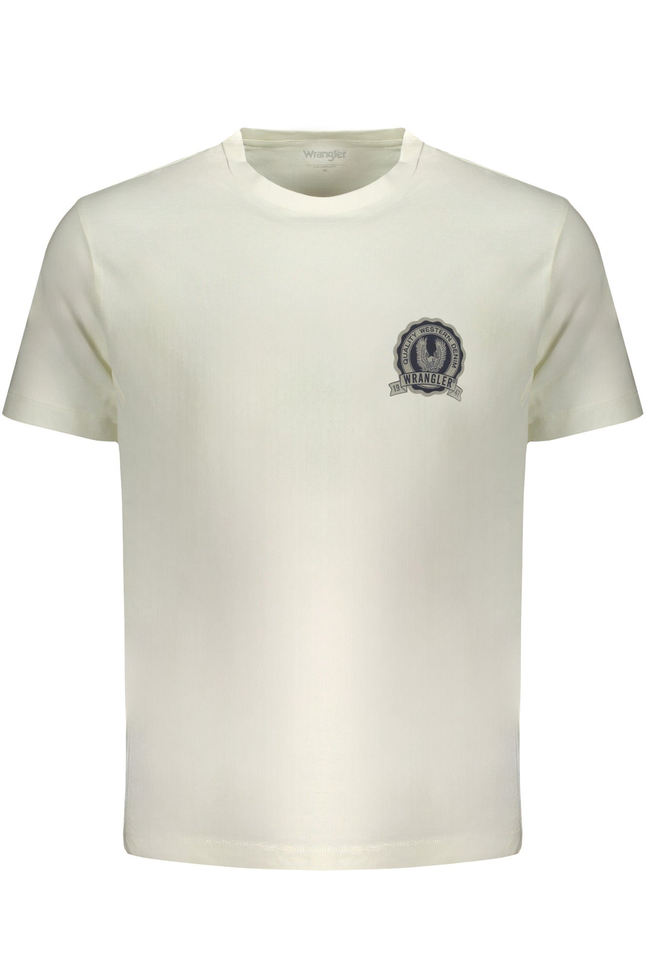 Wrangler Herren T-Shirt Kurzarm – Weißes Basic mit Logo-Aufdruck | soulluna.de Weiß
