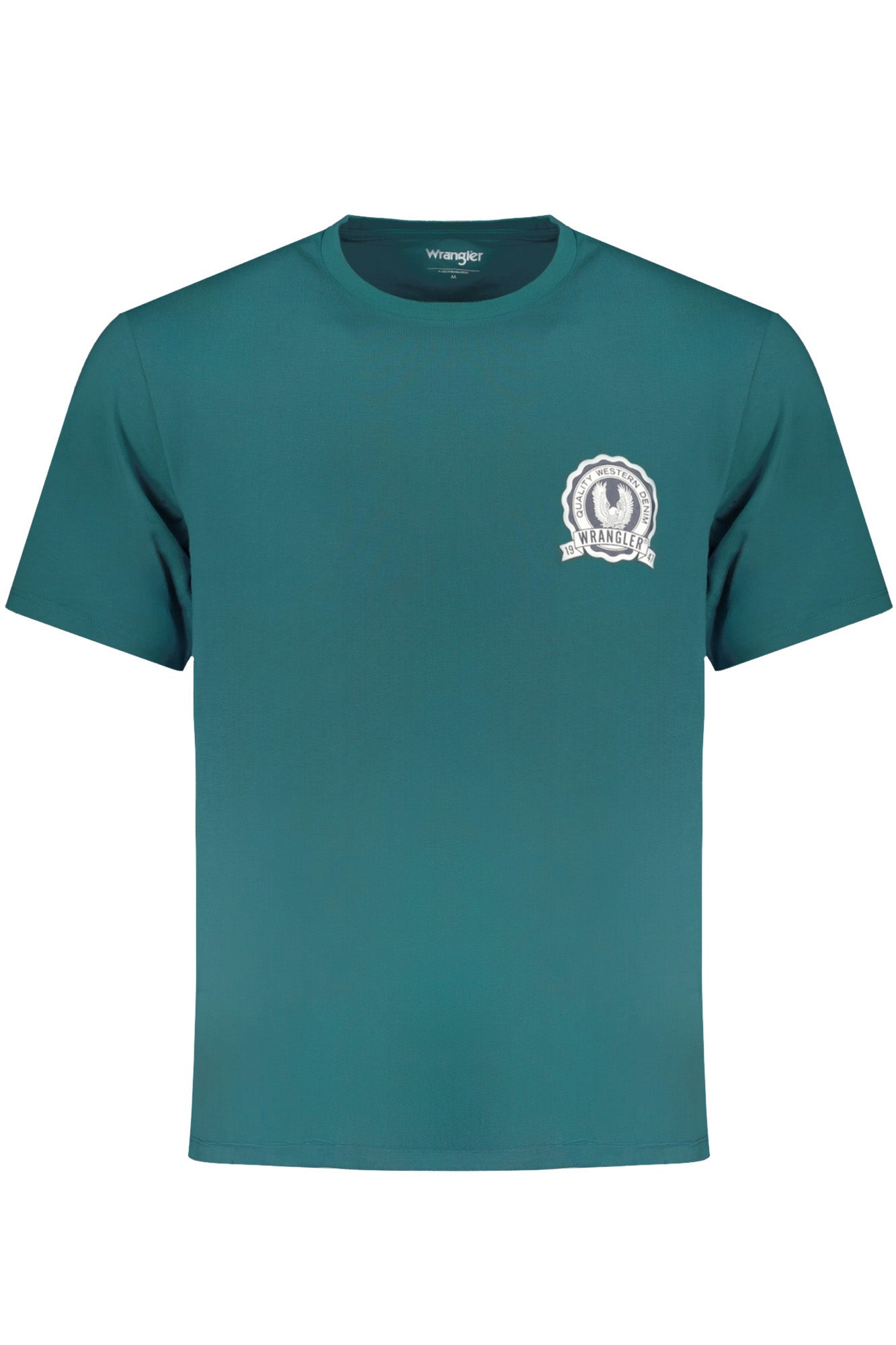 WRANGLER T-Shirt Herren – Grünes Kurzarm-Shirt aus 100% Baumwolle für Sommer Grün