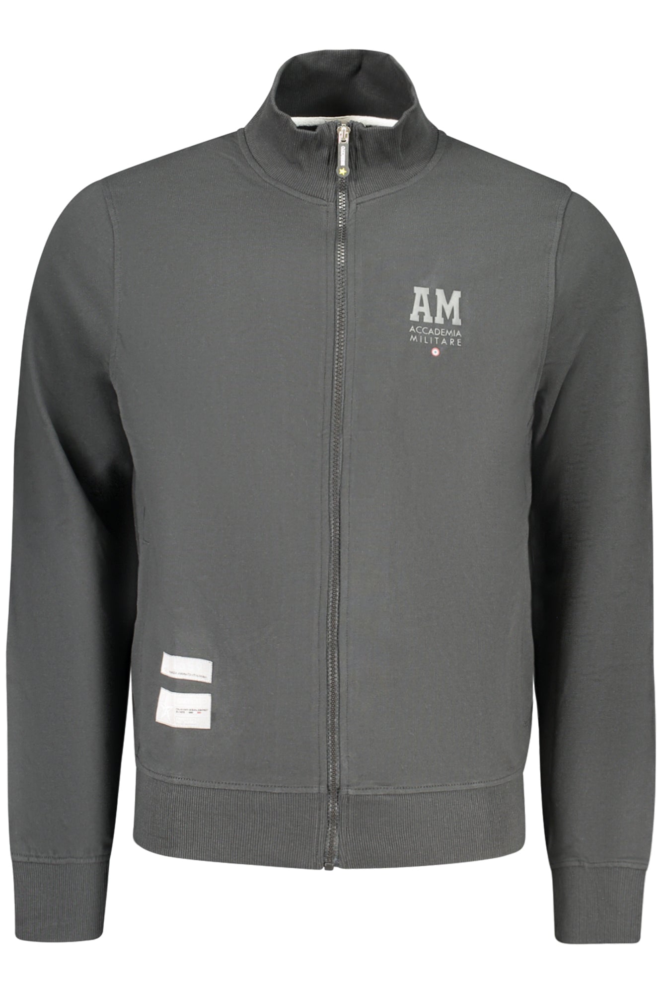 ACCADEMIA MILITARE Herren Sweatshirt – mit Taschen Schwarz