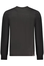 Schwarzes Herren-Sweatshirt mit Reißverschluss der Militärakademie