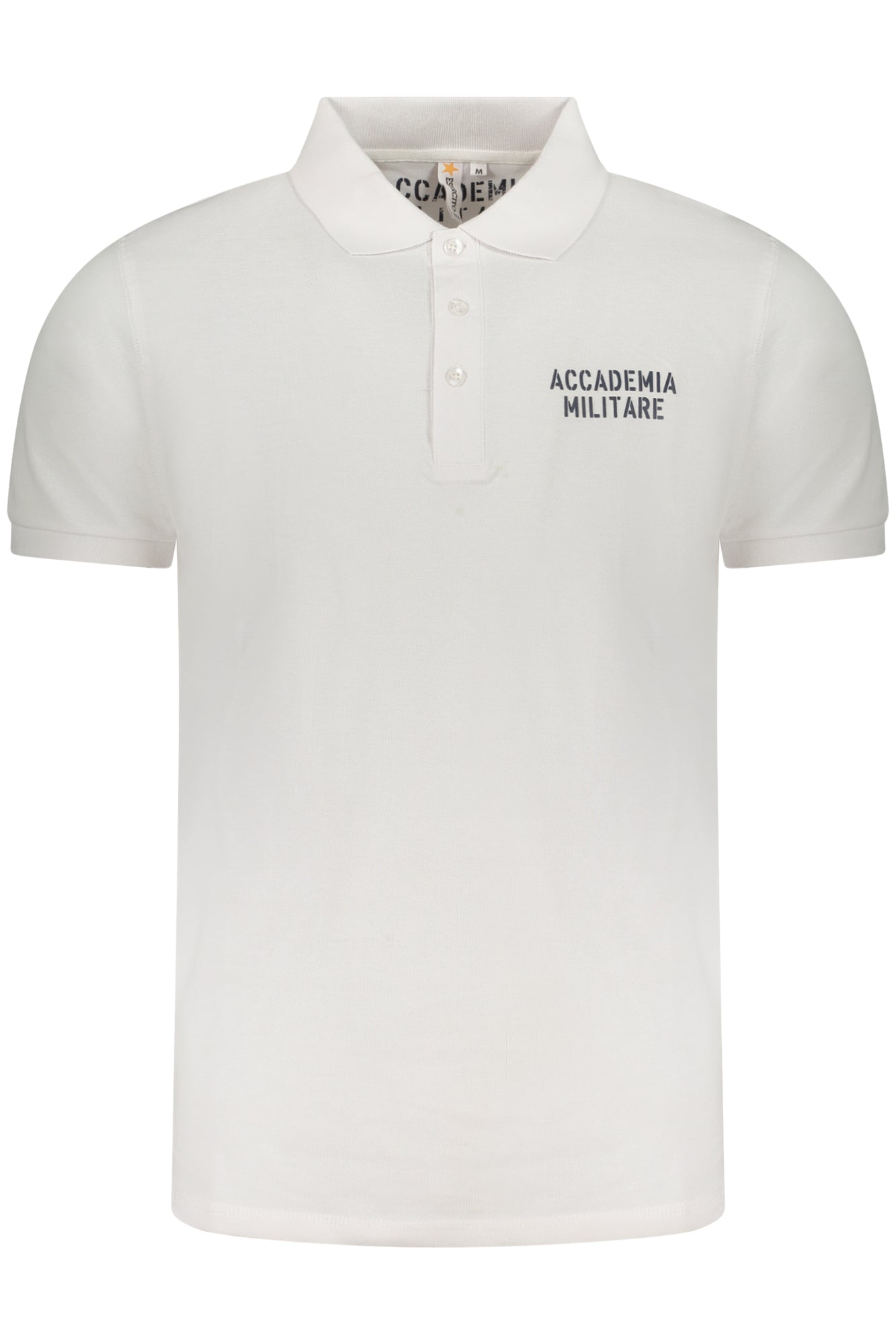 ACCADEMIA MILITARE Poloshirt Herren – Kurzarm-Shirt in Grün für Frühjahr/Sommer Weiß