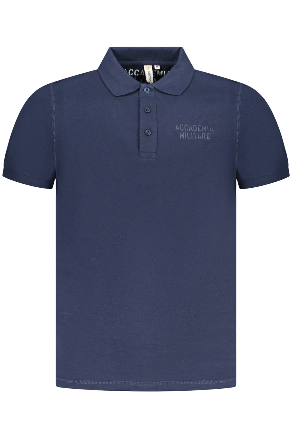 BLAUES KURZARM-POLOSHIRT DER MILITARY ACADEMY FÜR HERREN