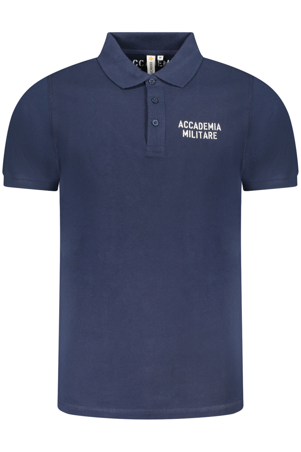 BLAUES KURZARM-POLOSHIRT DER MILITARY ACADEMY FÜR HERREN