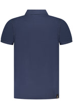 BLAUES KURZARM-POLOSHIRT DER MILITARY ACADEMY FÜR HERREN