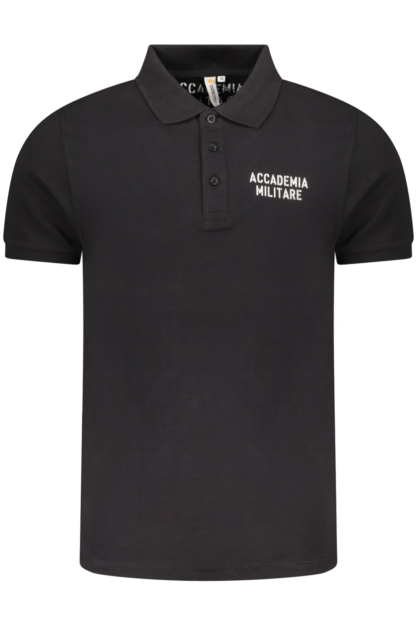 ACCADEMIA MILITARE Poloshirt Herren – Kurzarm-Shirt in Grün für Frühjahr/Sommer Schwarz