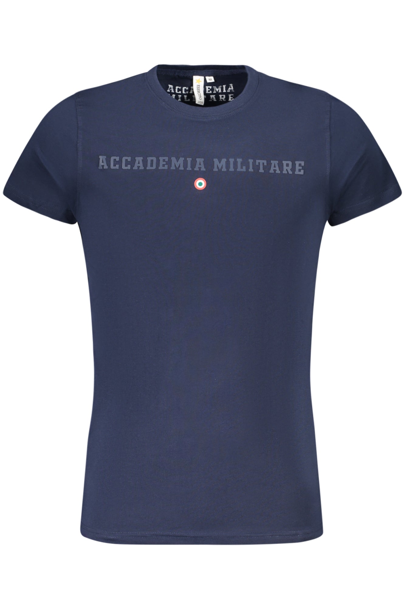 ACCADEMIA MILITARE T-Shirt Herren – Military Academy Kurzarm Shirt in Blau Blau
