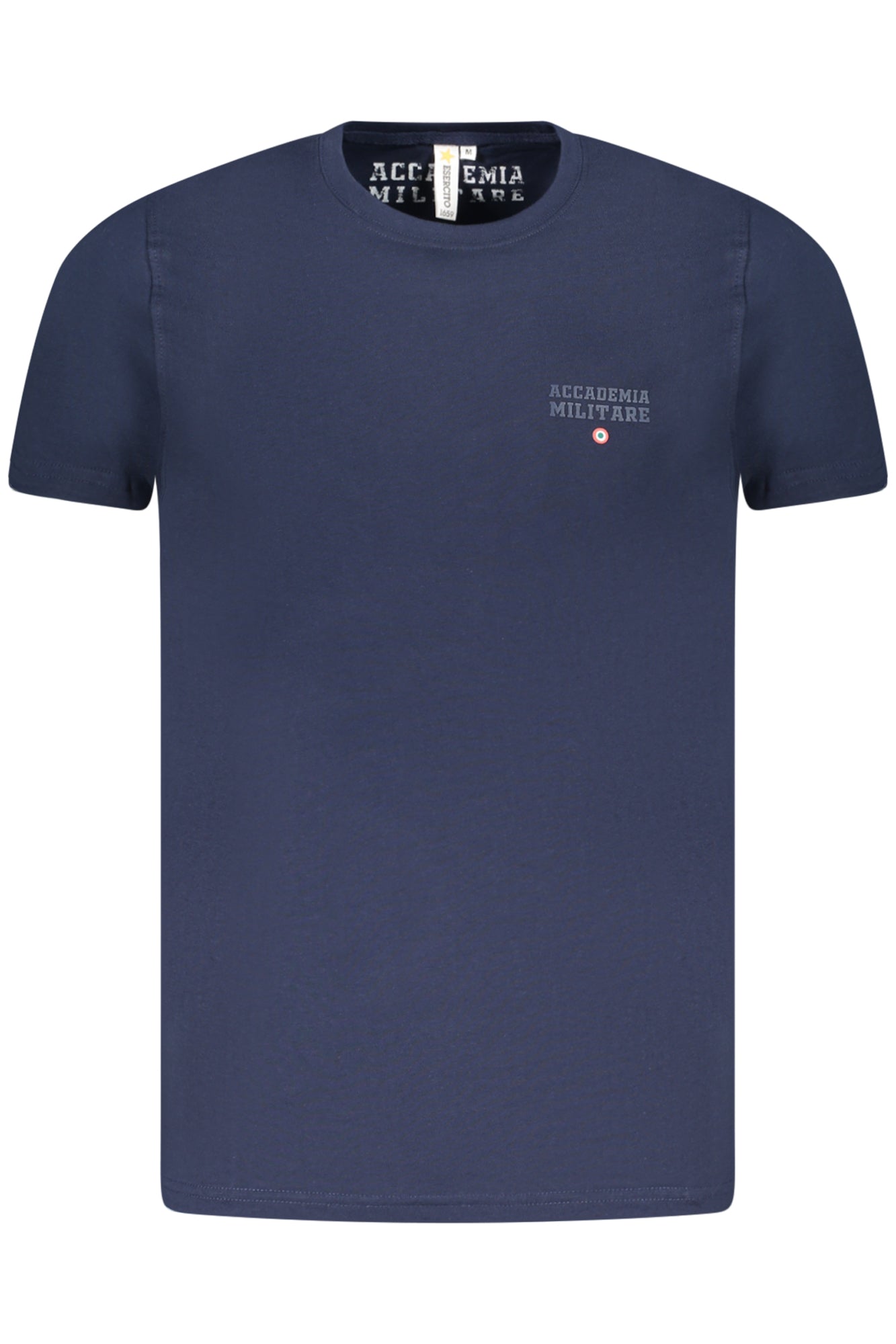 Military Academy Herren Kurzarm T-Shirt Blau Blau