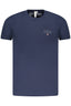 Military Academy Herren Kurzarm T-Shirt Blau Blau