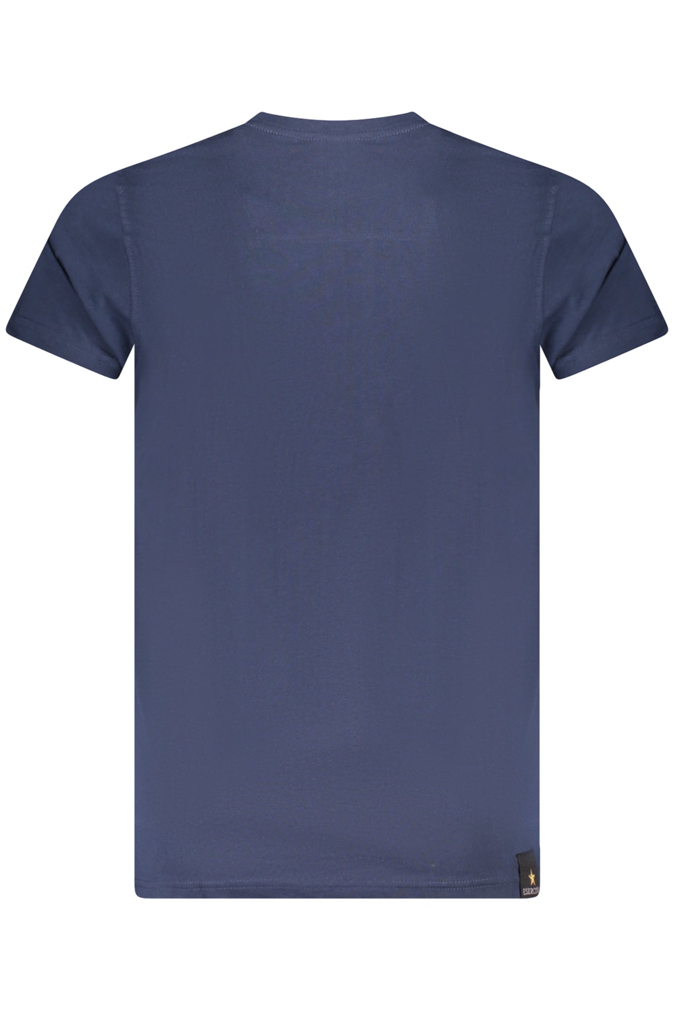 Military Academy Herren Kurzarm T-Shirt Blau Blau