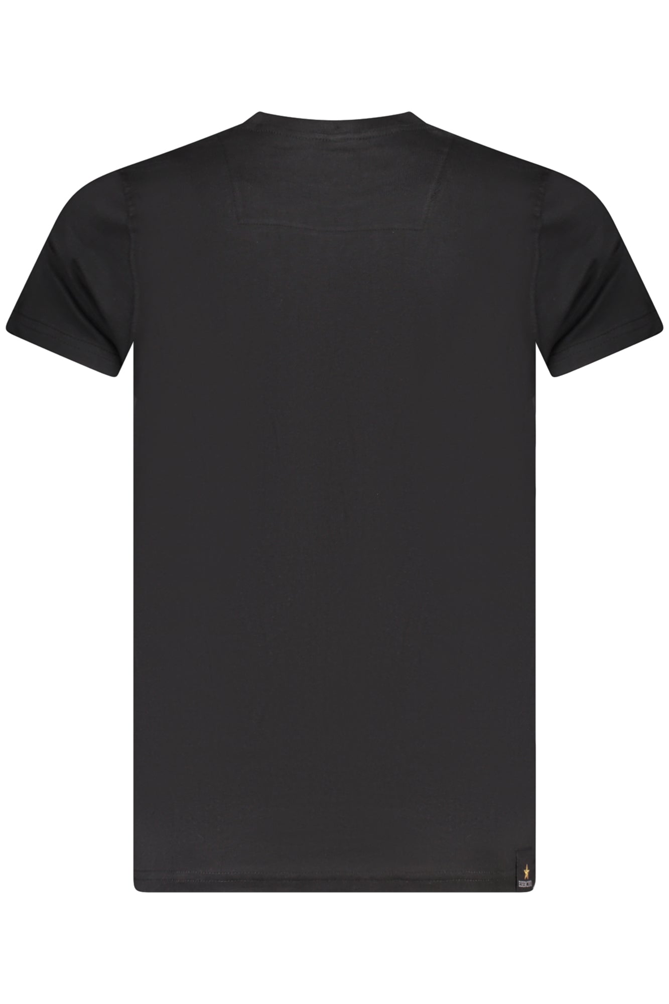 Military Academy Herren Kurzarm T-Shirt Blau Schwarz