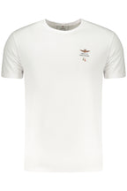 AERONAUTICA MILITARE Herren-Outdoor-T-Shirt, weiß