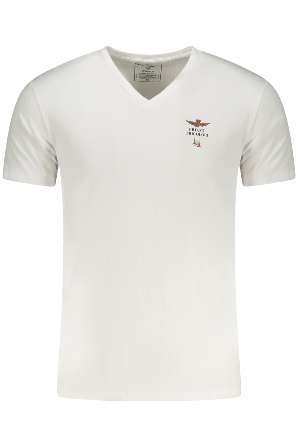 AERONAUTICA MILITARE Herren-Outdoor-T-Shirt, weiß