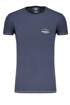 AIR FORCE HERREN-OUTDOOR-T-SHIRT BLAU