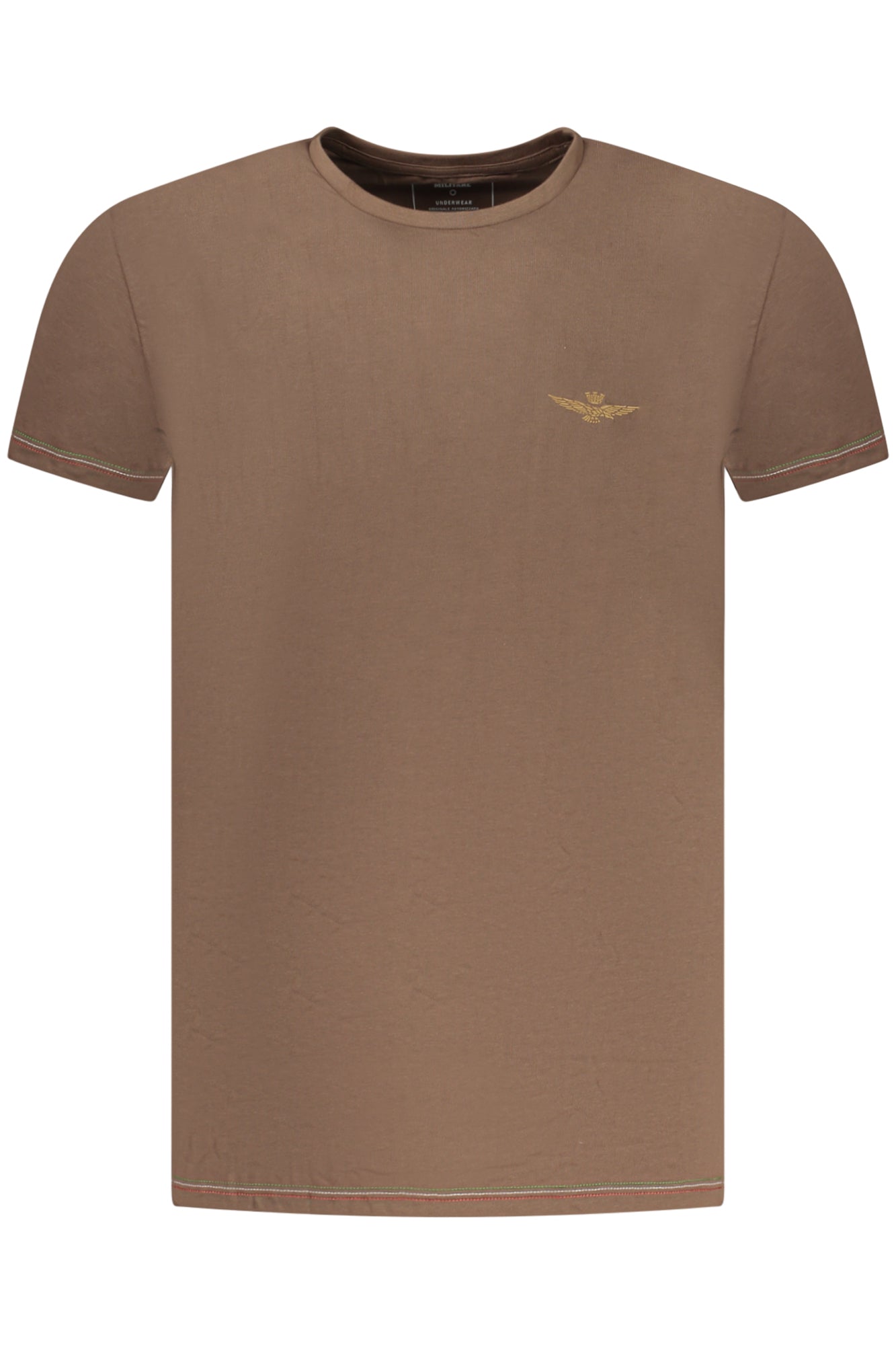 AERONAUTICA MILITARE Herren-Oberbekleidung, braunes T-Shirt Hauptbild