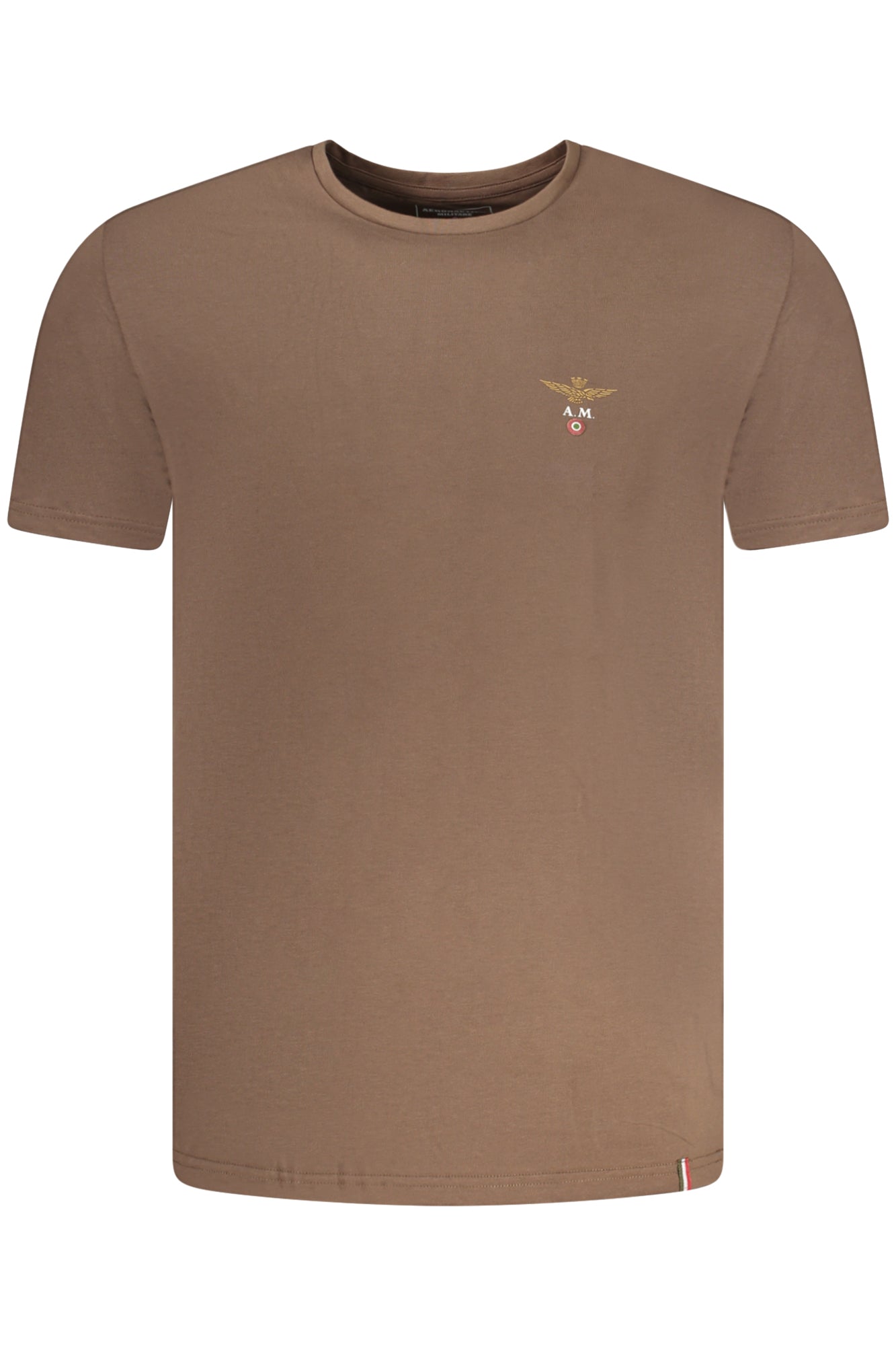 AERONAUTICA MILITARE Herren-Oberbekleidung, braunes T-Shirt Hauptbild