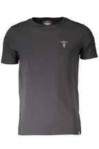 AERONAUTICA MILITARE SCHWARZES HERREN-OBERBEKLEIDUNG T-SHIRT