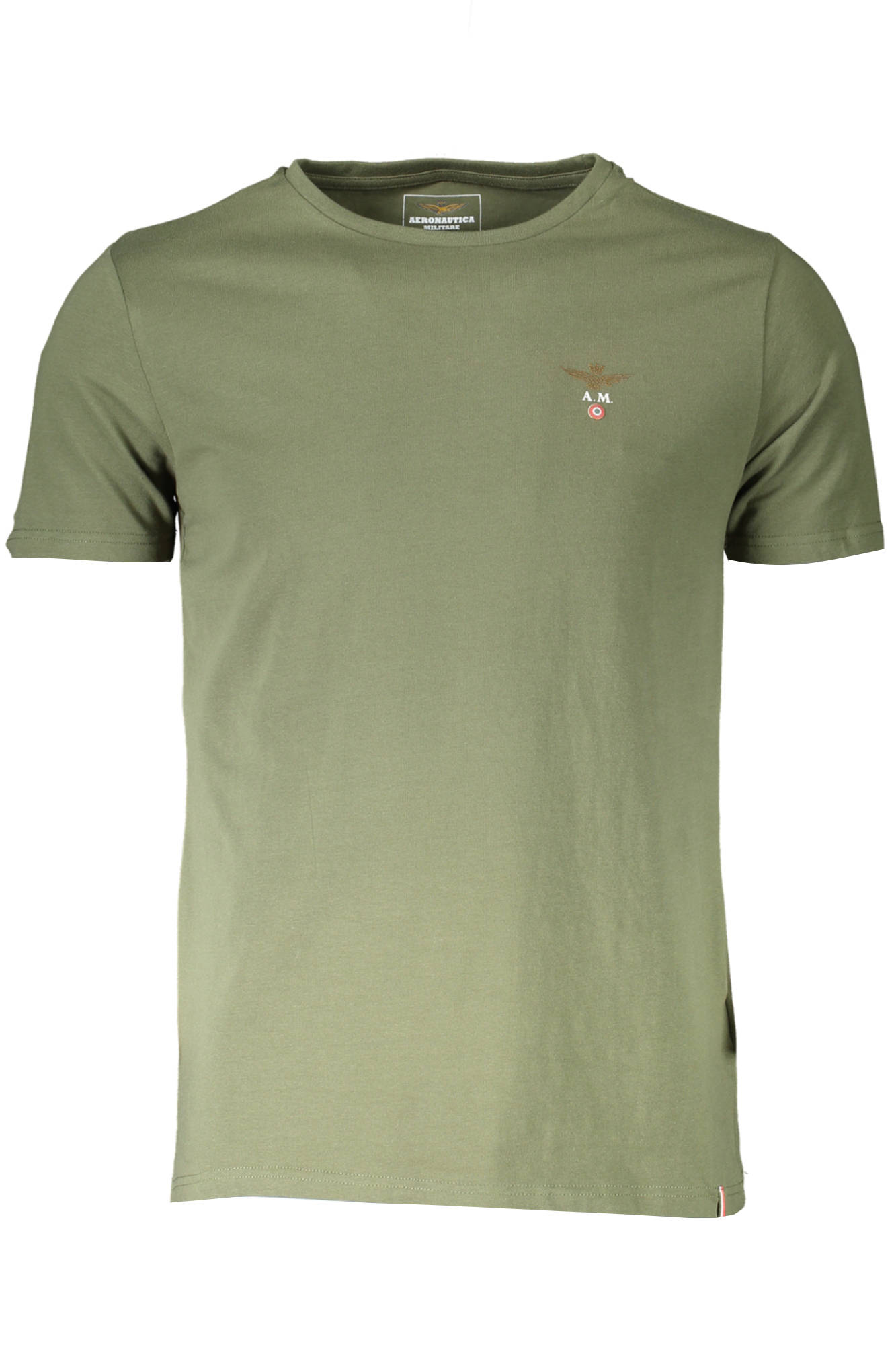Aeronautica Militare Outdoor-T-Shirt Herren – Grünes Funktionsshirt für Herbst/Winter Grün
