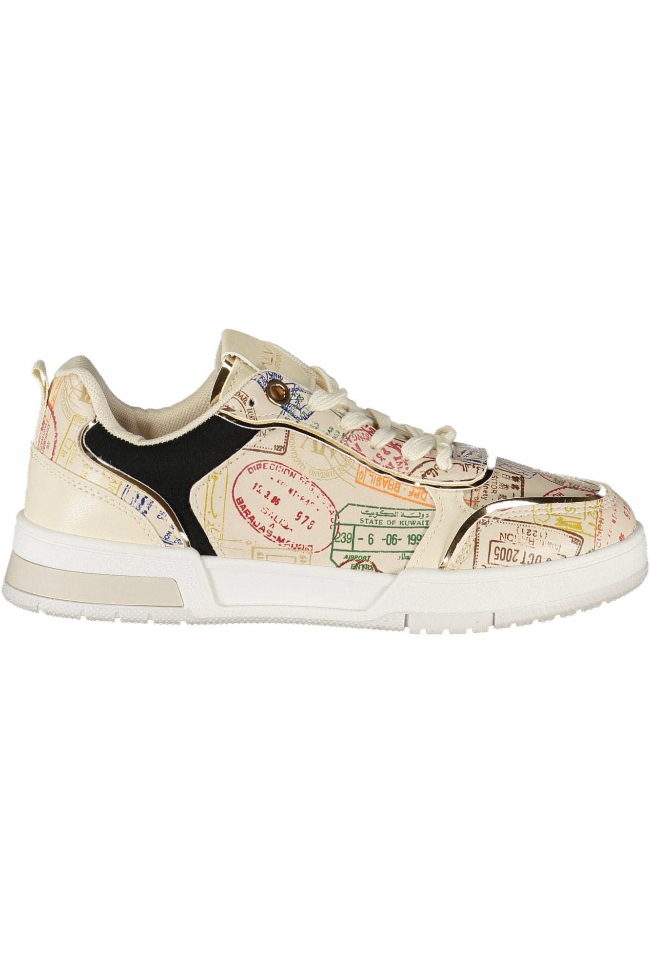 ALV BY ALVIERO MARTINI Damen Sneaker – Sportschuh mit Beige