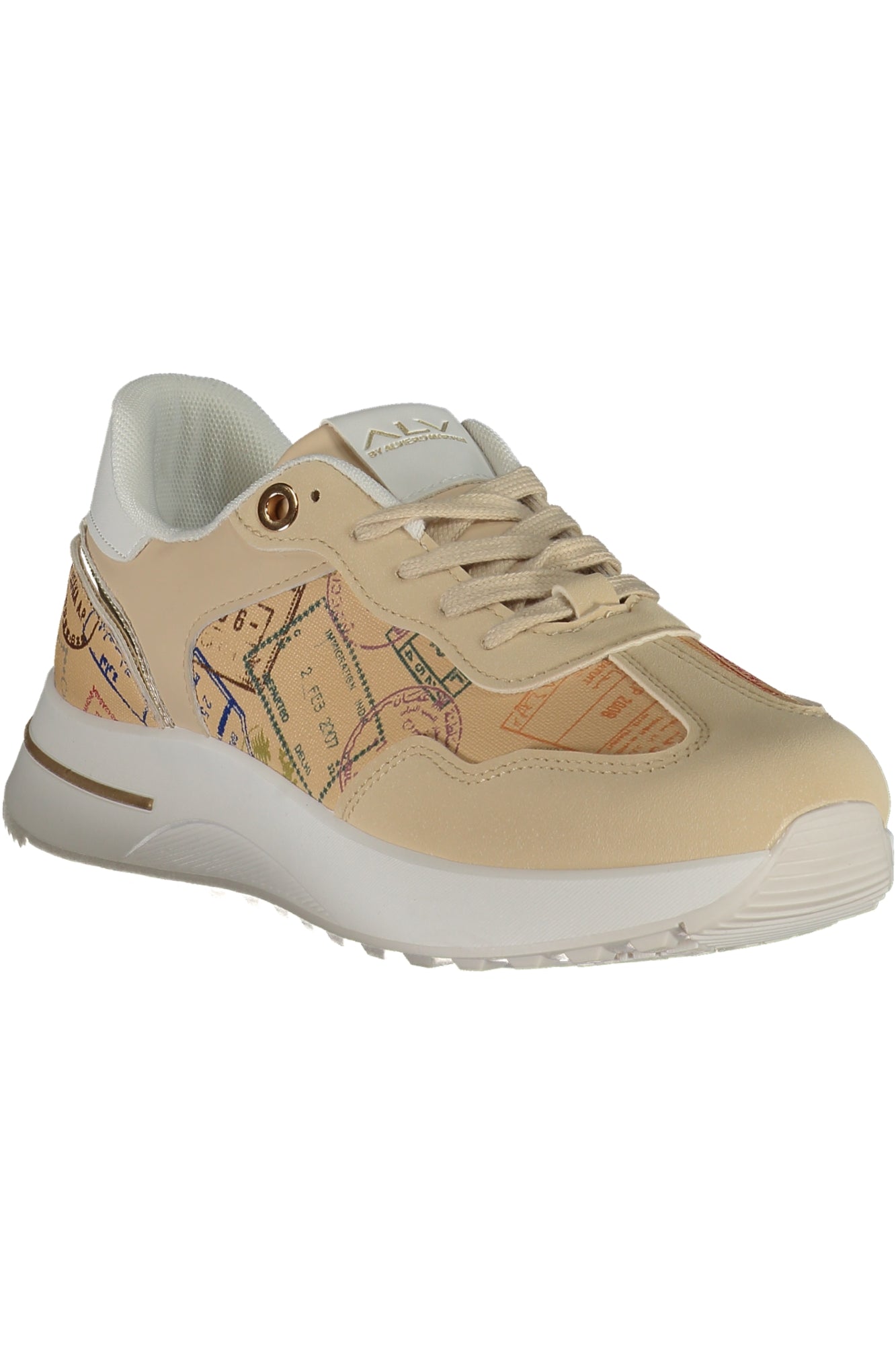 ALV BY ALVIERO MARTINI Damen Sneaker – Sportschuh mit Beige