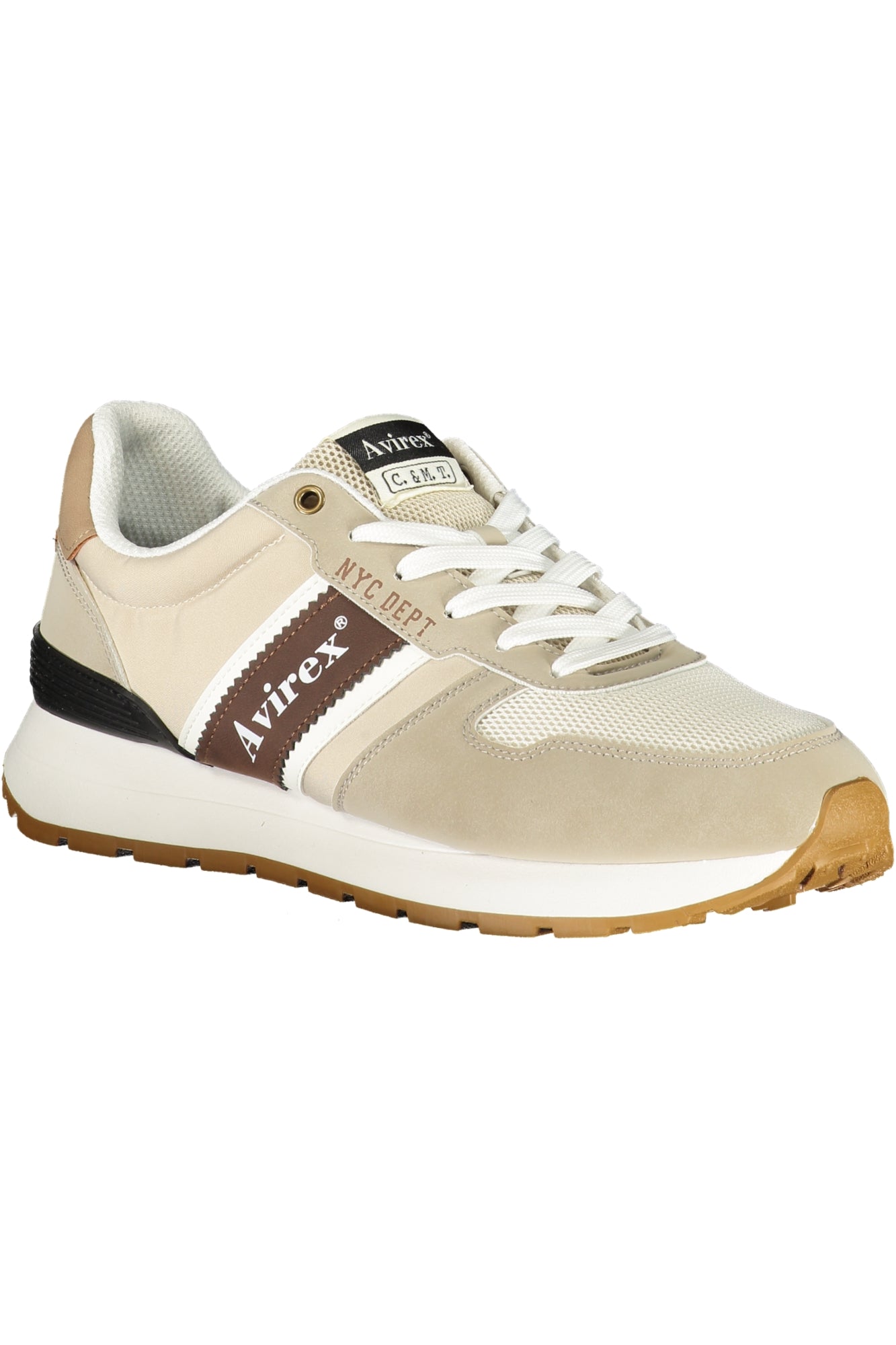 AVIREX Herren Sneaker – Vivian Sportschuh mit, sportlich Beige